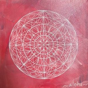 *SOLD* Handmade Metallic Mandala Painting